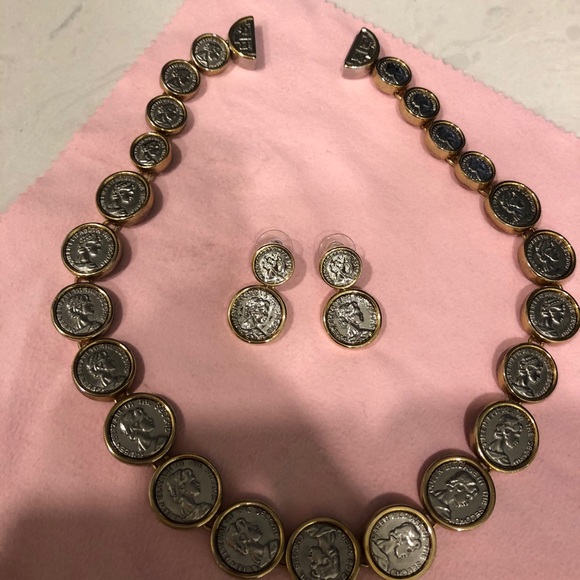 COPY - Coin Necklace and Earnings 💫 - Picture 2 of 4